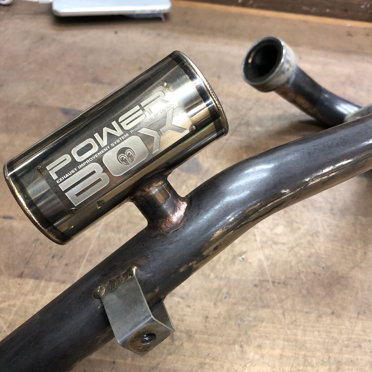 ホンダ CRF250L 外し スペシャルパーツ 忠男 SP タダオ パワーボックス エキパイ　230519BD0143 | スペシャルパーツ忠男(Sp Tadao) パワーボックス パイプ