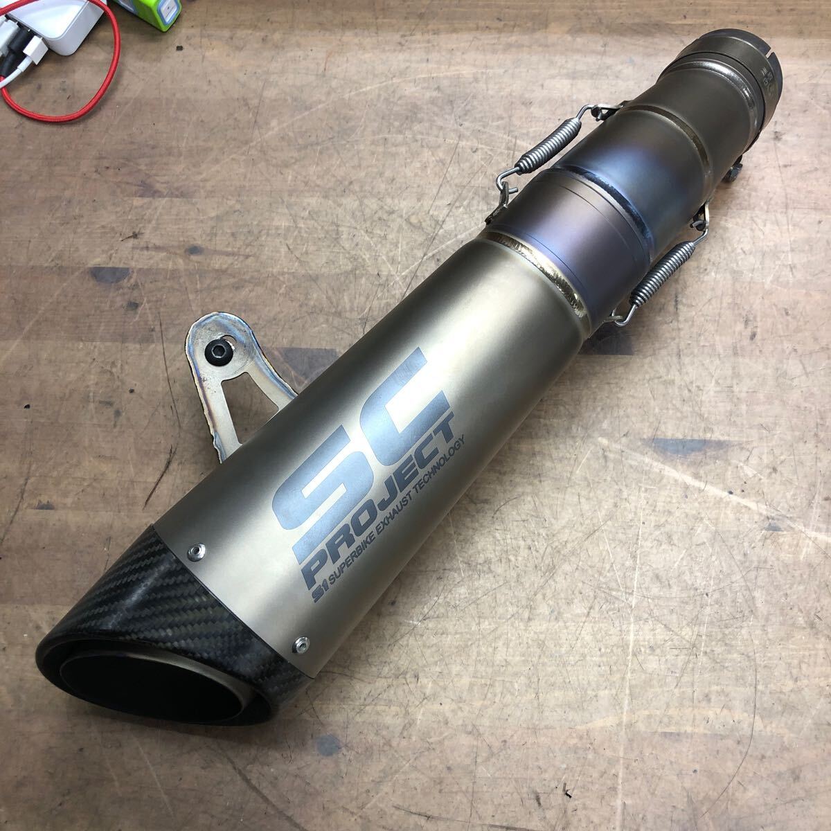 ● GSX-R1000R JS1DM11GZH2101?外し　SC PROJECT スリップオンマフラー 
