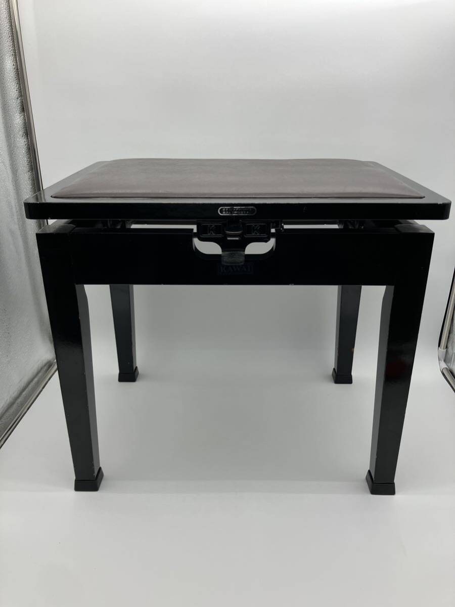 kawai ピアノ　椅子　現状品　カワイ　高さ調整可 