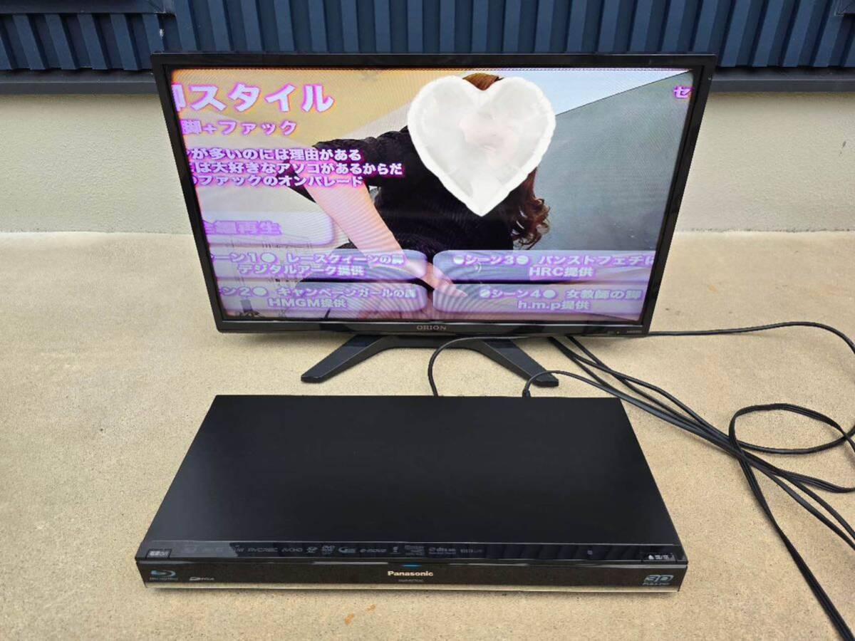 ☆DVD再生確認☆500GB☆11年☆パナソニック/DIGA☆HDD/BDレコーダー☆DMR-BZT600☆3番組同時録画/3D対応機
