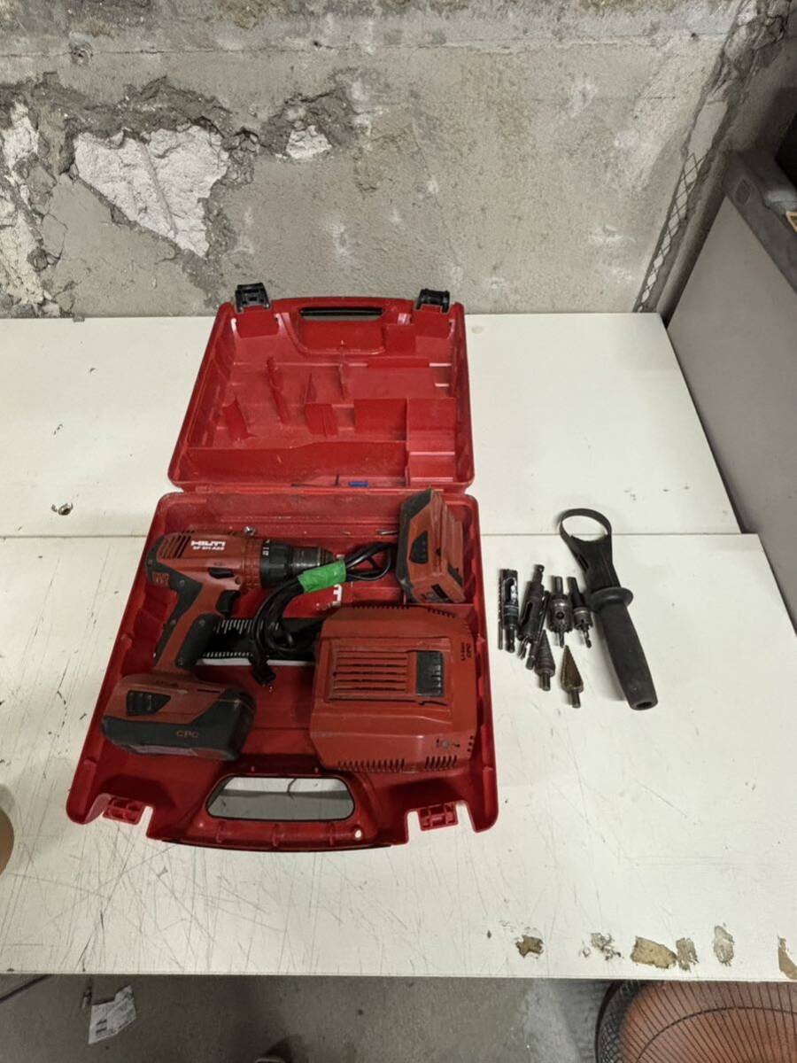 ヒルティ HILTI SF 6H-A22 充電式振動ドリルドライバー バッテリー2つ付き　動作品　送料無料