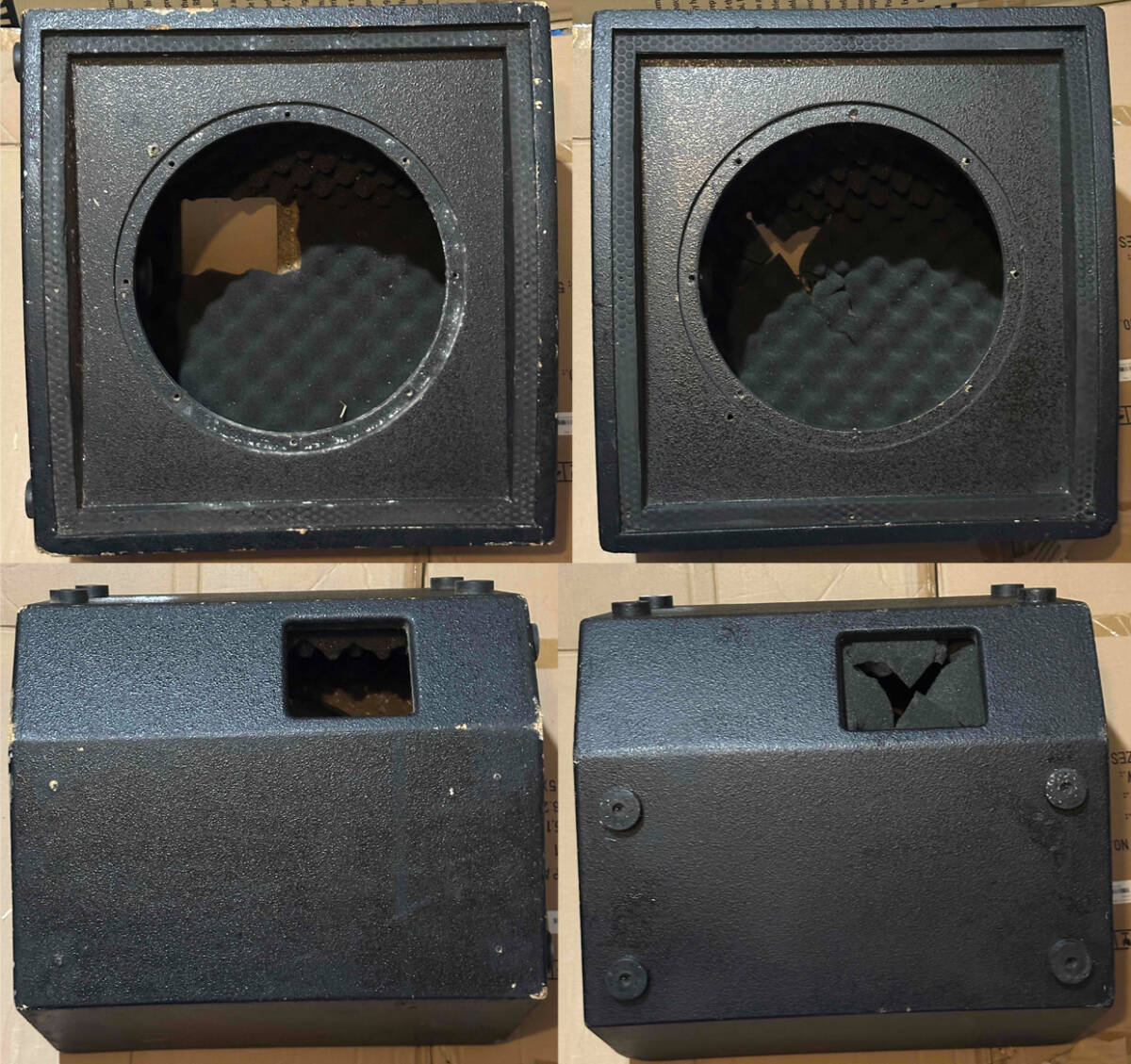 部品取り２本セット■CLASSIC PRO(クラシックプロ)/CP12MC■12インチモニタースピーカー/ウーハー無し/現状品/レストアベース
