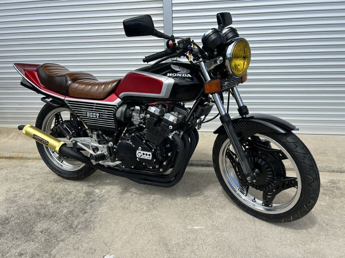 Yahoo!オークション - CBX400F 極上 車検3年付き 2型黒赤カラー Yahoo!オークション - CBX400F 極上 車検3年付き 2型黒赤カラー