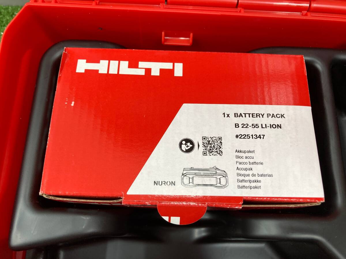 未使用品】HILTI 充電式寸切ボルトカッター(本体・ケース・充電 未使用品】HILTI 充電式寸切ボルトカッター(本体・ケース・充電