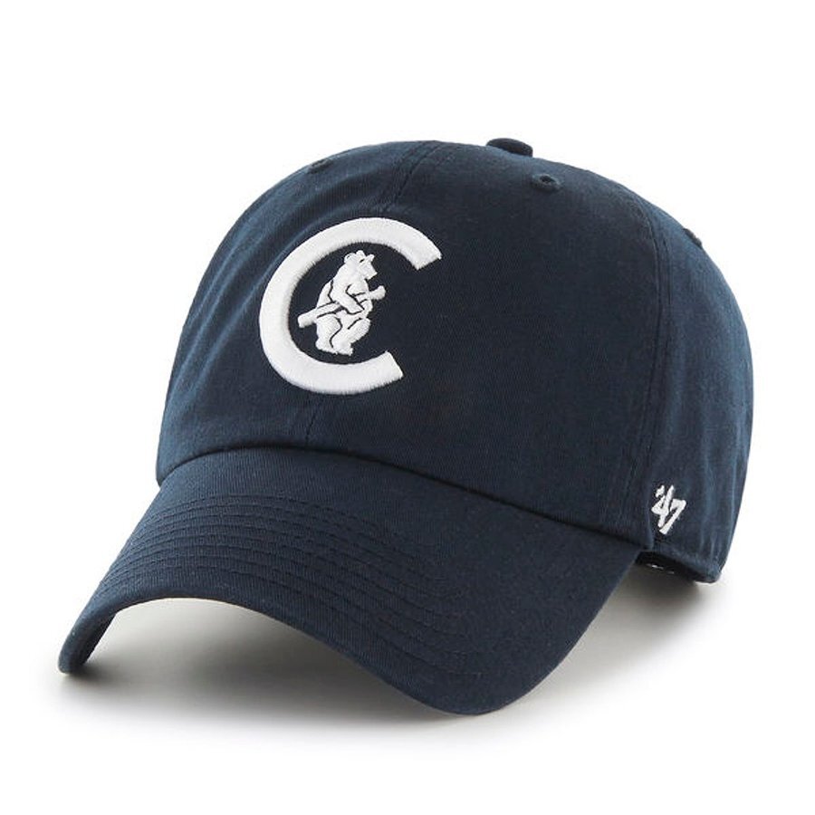 47 キャップ シカゴ カブス クリーンナップ 47brand CLEAN UP ロゴ アイコン フォーティセブン 紺 白くまCロゴ ネイビー