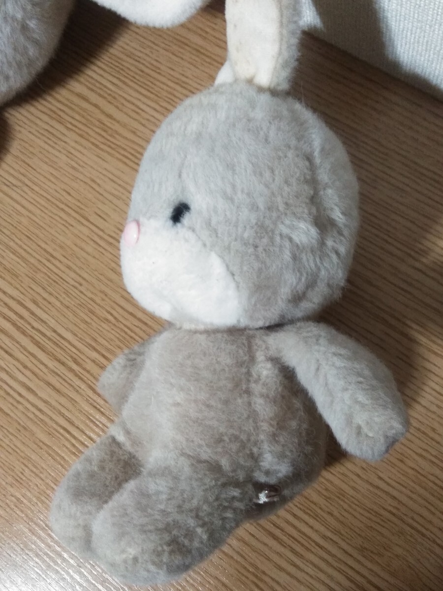 吉徳 ヨシトク うさぎ ぬいぐるみ 2体セット FINE Success 昭和 吉徳 ヨシトク うさぎ ぬいぐるみ 2体セット FINE Success 昭和
