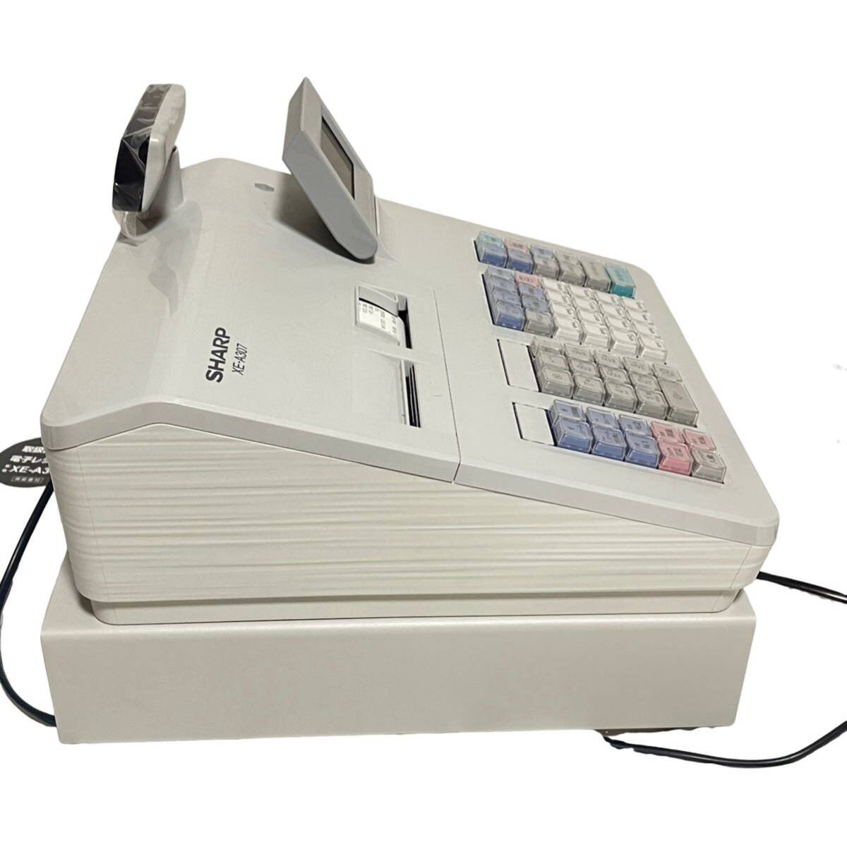 SHARP シャープ XE-A307W-W 電子レジスターレジ TEC SHARP シャープ XE-A307W-W 電子レジスターレジ TEC