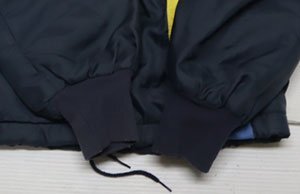 NJ24 гоночная куртка UNKNOWN America б/у одежда America производства нейлон жакет 80*S Vintage LAKES акрил боа подкладка Lta long TALON темно-синий серия все 