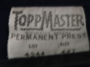 CJ98ワークジャケットUNKNOWNアメリカ古着アメリカ製ドリズラージャケットLビッグサイズ紺系ウインドブレーカー60’S70’SビンテージTALONの画像9