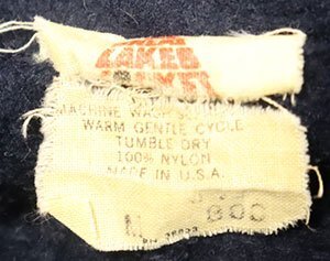 NJ24 гоночная куртка UNKNOWN America б/у одежда America производства нейлон жакет 80*S Vintage LAKES акрил боа подкладка Lta long TALON темно-синий серия все 