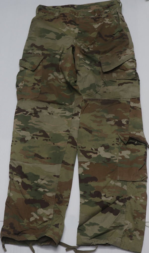 MP33米軍実物ARMYアメリカ古著マルチカム柄カーゴパンツS迷彩ミリタリーパンツOCPリップストップ8ポケットACUコンバットパンツTROUSERS