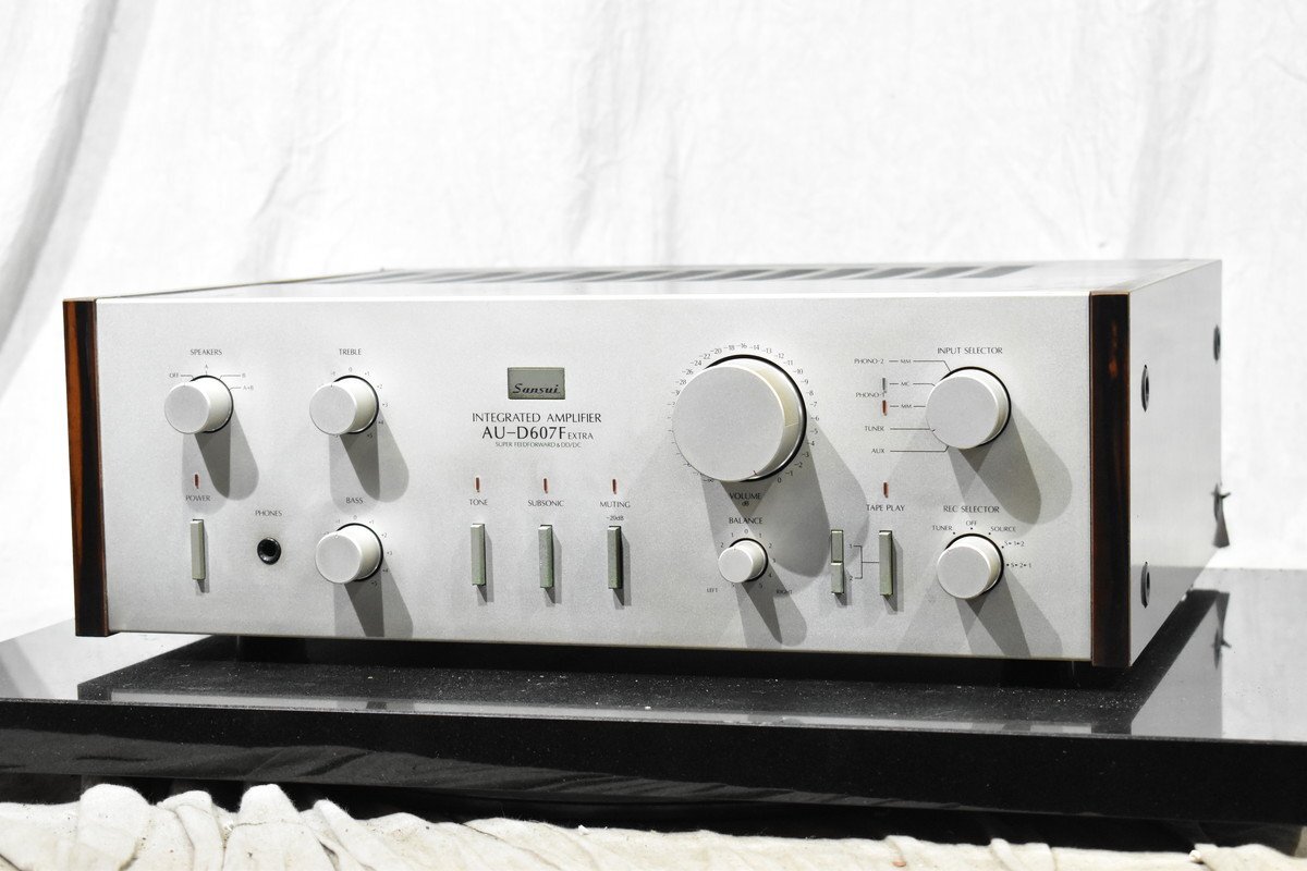 ■TG0912 SANSUI/サンスイ プリメインアンプ AU-D607F EXTRA　【現状渡し品】