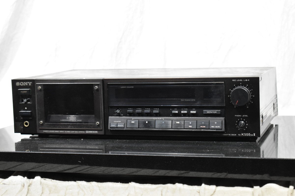 ■TG0916 SONY ソニー ステレオカセットデッキ TC-K555ES II