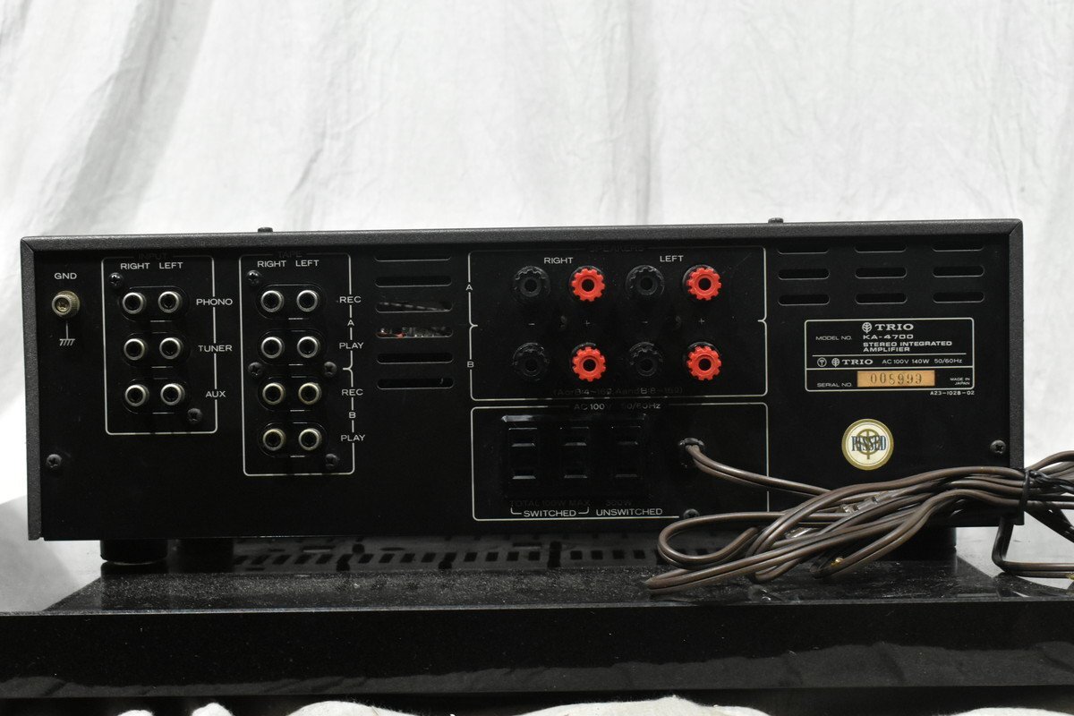 ◇◇TRIO トリオ ケンウッド KA-4700 プリメインアンプ ◇◇TRIO トリオ ケンウッド KA-4700 プリメインアンプ