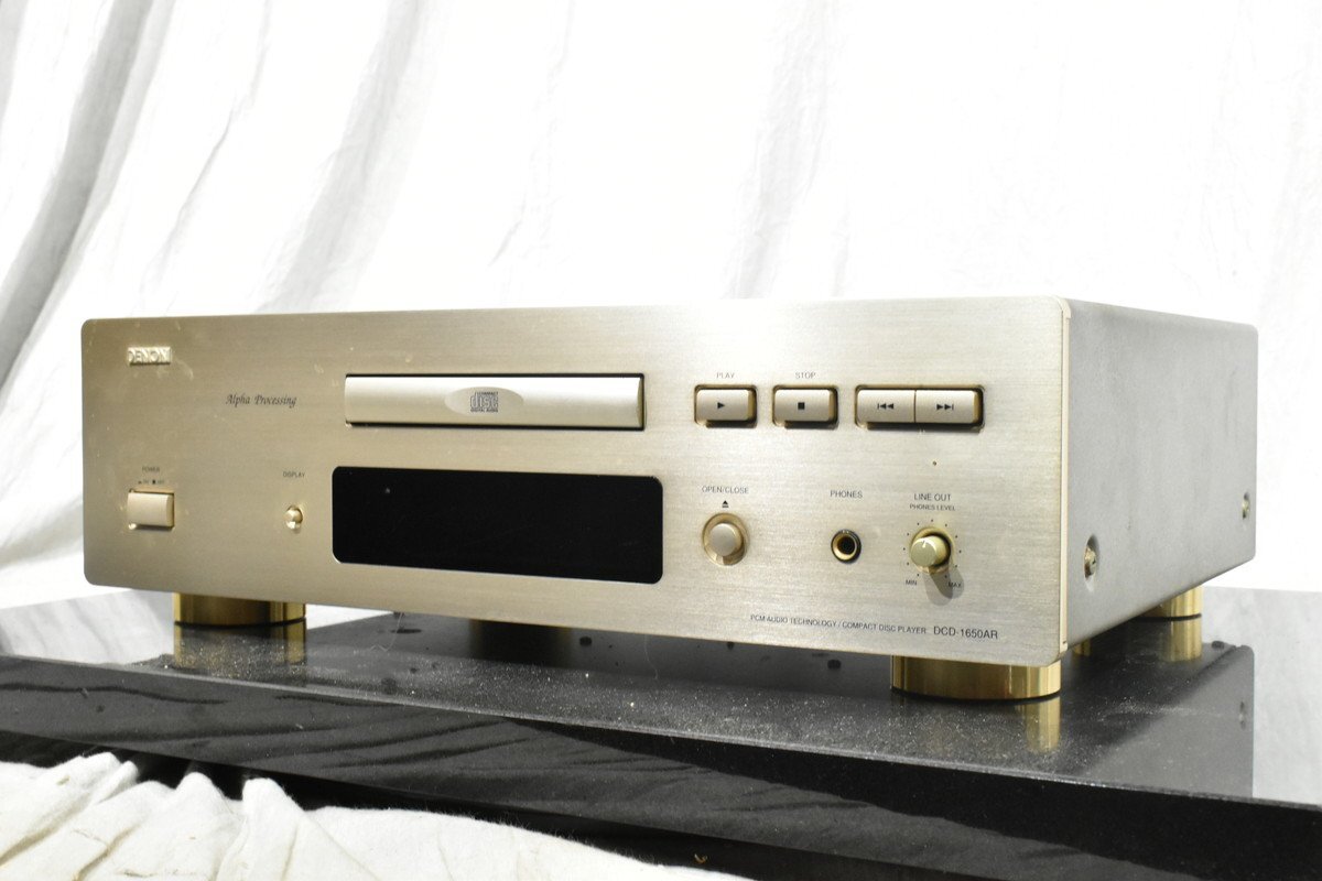 ■TG0917 DENON/デノン CDプレーヤー DCD-1650AR【現状渡し品】