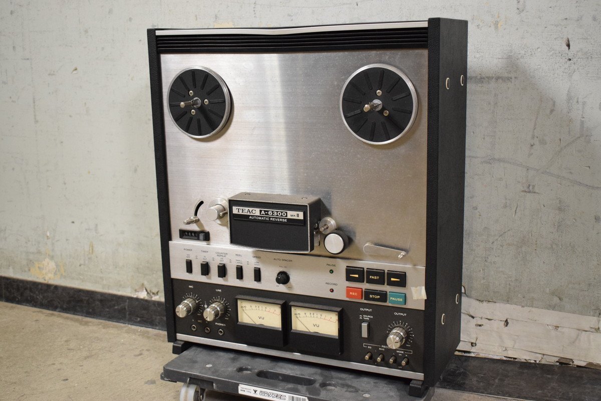 TEAC - 通電OK TEAC オープンリールデッキ　A6300 通電OK TEAC オープンリールデッキA6300