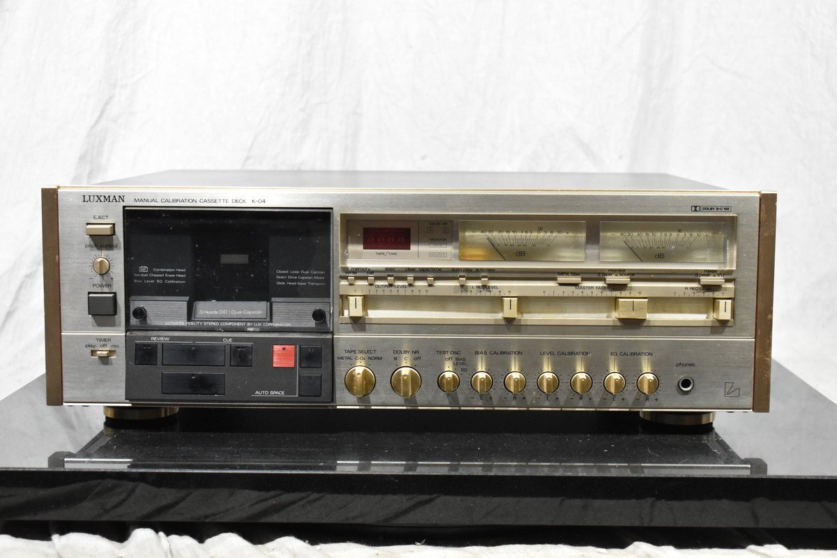 Yahoo!オークション - LUXMAN ラックスマン カセットデッキ K-04 Yahoo!オークション - LUXMAN ラックスマン カセットデッキ K-04