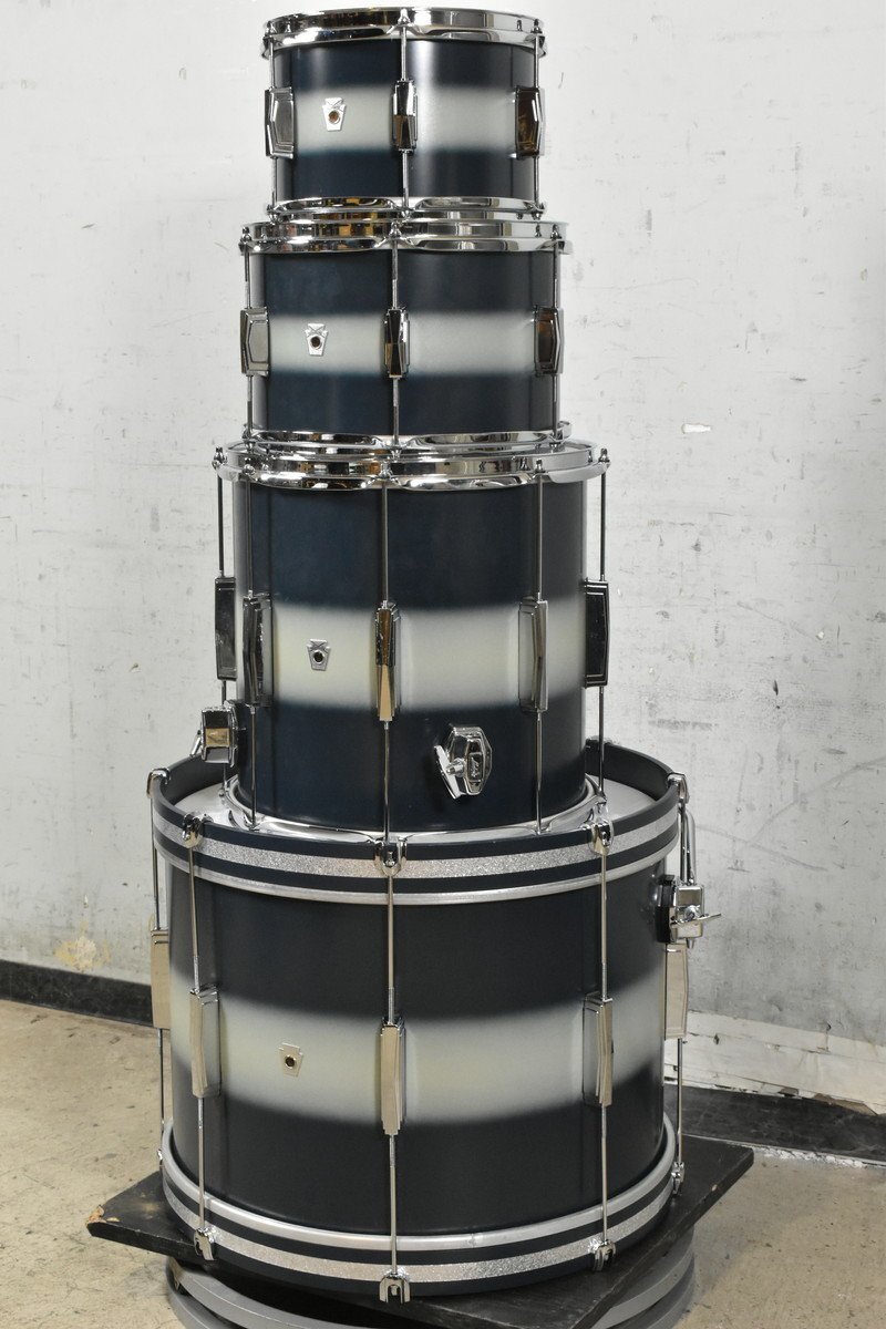 ■TG0917 Ludwig/ラディック ドラム 4点セット CLUB DATE USA ★各ケース付属【送料無料!!】