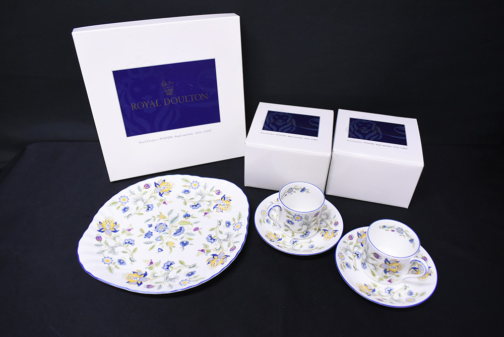 MINTON/ハドンホールブルー/コーヒーカップ/C&S/プレート/ROYAL DOULTON/ミントン/HADDON HALL BLUE/ロイヤルドルトン/UWT126