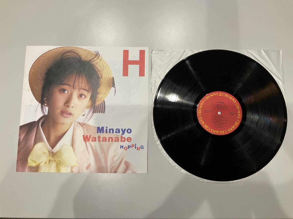 LP レコード　渡辺美奈代/HOPPiNG 【M】