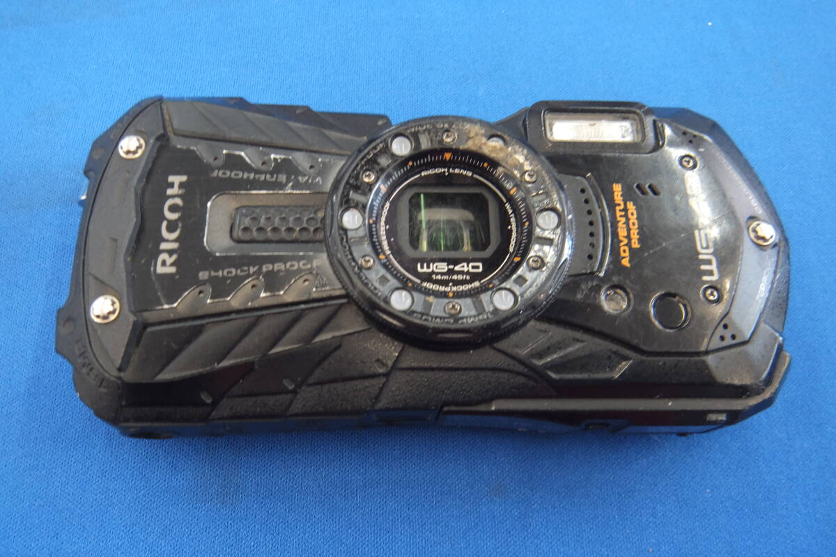 ★☆即決　中古動作品　RICOH リコー　デジタルカメラ　WG-40　本体・バッテリーのみ　送料無料☆★