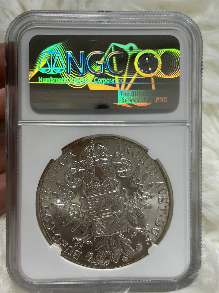 1780年 マリアテレジア ターラー銀貨 オーストリア リストライク