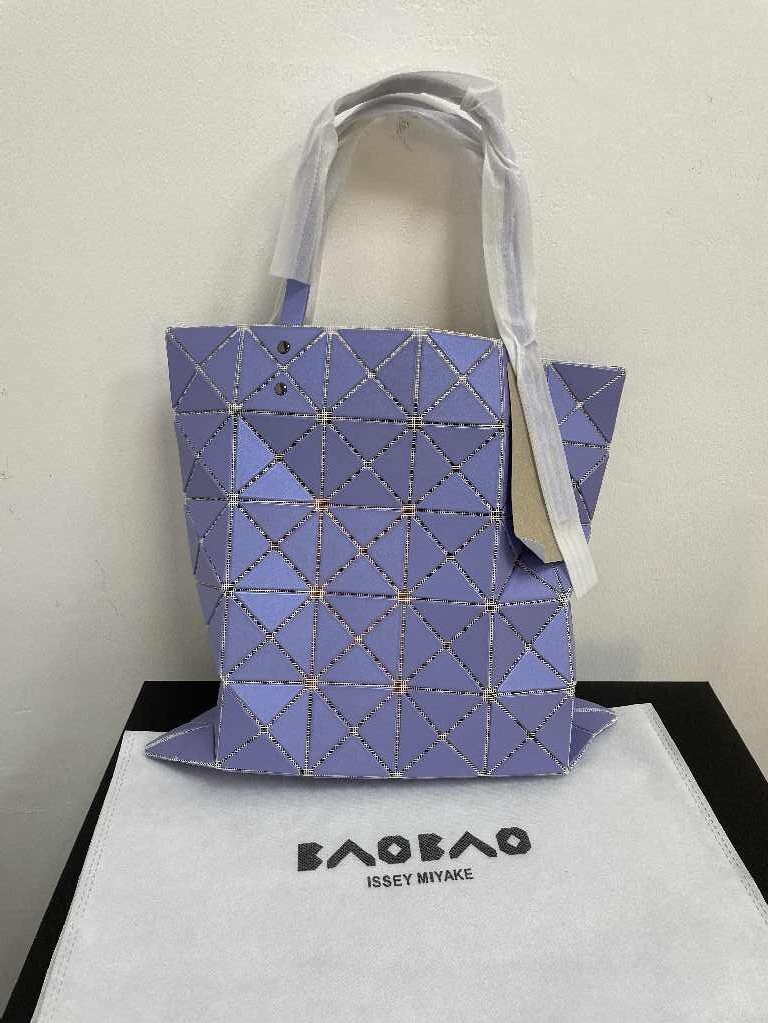 BAO BAO ISSEY MIYAKE バオバオ イッセイミヤケ ハンドバッグ ショルダーバッグ 中古 ■ ポリエステル ■ ブルー ■ JZ