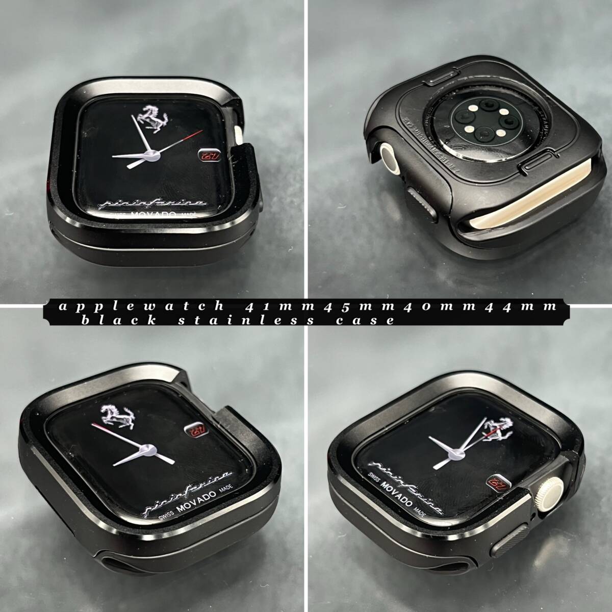 49mm 49ミリ ウルトラ アップルウォッチ ブラック アルミニウム カバー ケース ラバー ベルト ultra Apple Watch_画像8