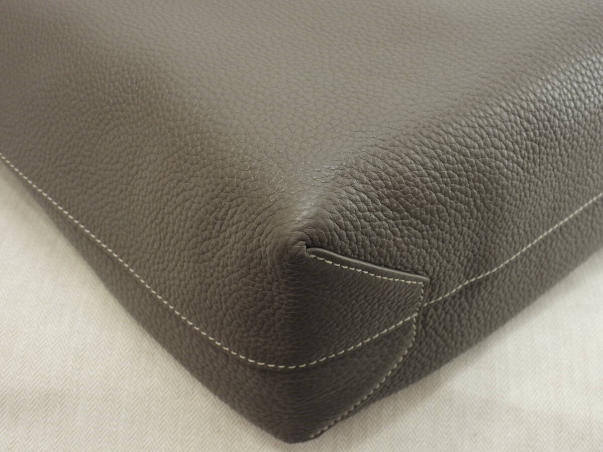 エルメス ドゥブルサンス45 トリヨンクレマンス エトープ/アルジル トートバッグ ショルダーバッグ@□Q 4_画像6