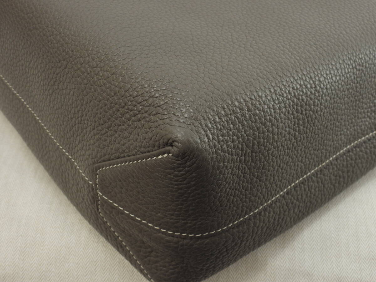 エルメス ドゥブルサンス45 トリヨンクレマンス エトープ/アルジル トートバッグ ショルダーバッグ@□Q 4_画像5