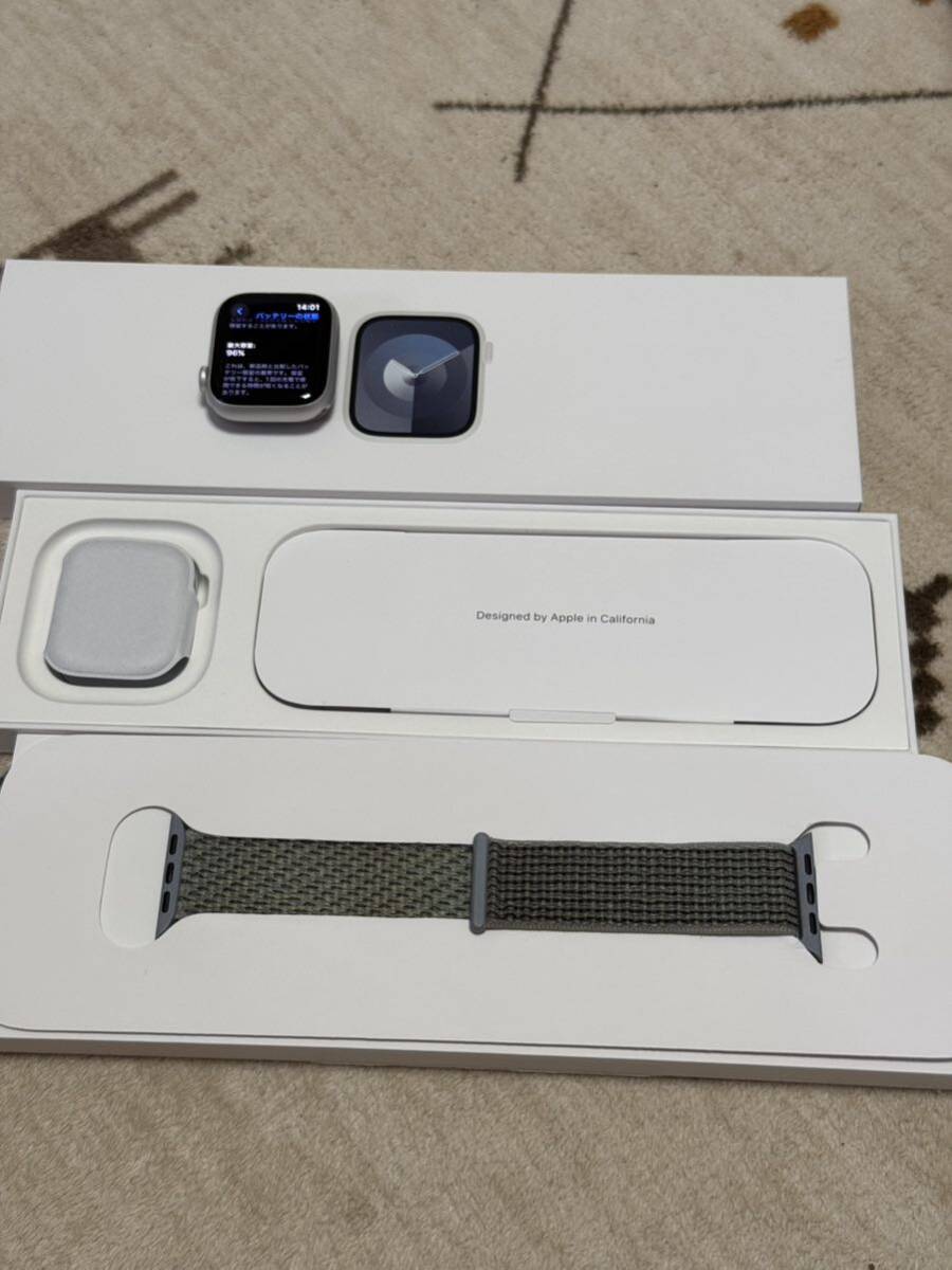 Apple Watch Series 9 aluminium * серебряный 41mm Cellular модель MRPY3J/A Silver Aluminum