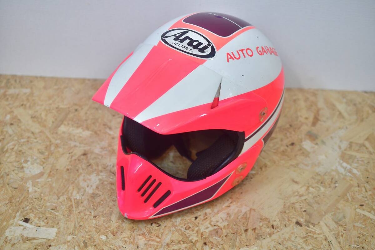 アライ、ビンテージモトクロス ヘルメット 当時物 ビンテージ アライ Arai モトクロスヘルメット MX-PRO