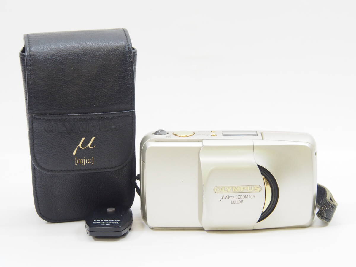 OLYMPUS μ mju ZOOM 105 DELUXE ミュー 付属品充実 コンパクト