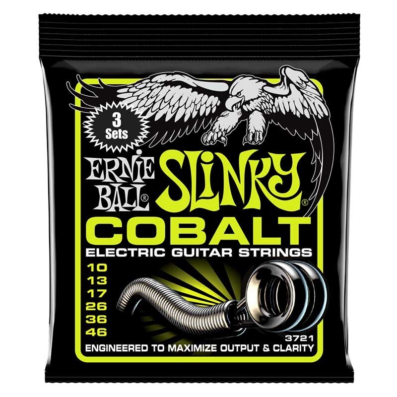 ERNIE BALL/エレキギター弦 3セットパック 3721