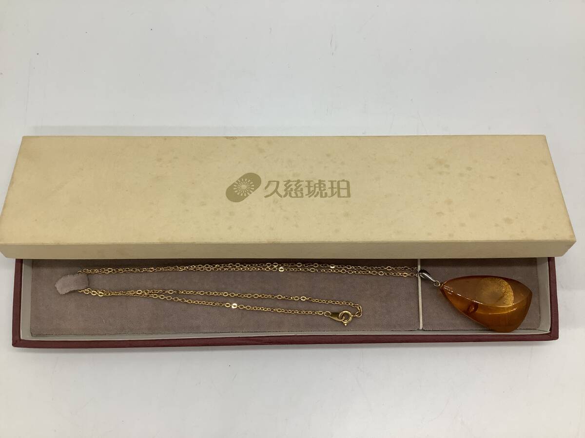 u4374 久慈琥珀 ネックレス ペンダント アンバー 琥珀 ブラウン u4374 久慈琥珀 ネックレス ペンダント アンバー 琥珀 ブラウン