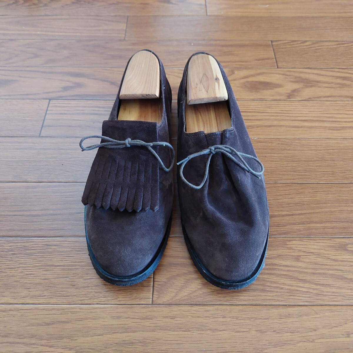 SOLOVIERE ソロヴィエール スエードフラットシューズ サイズ 43