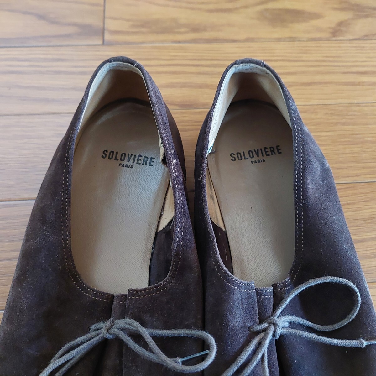 SOLOVIERE ソロヴィエール スエードフラットシューズ サイズ 43
