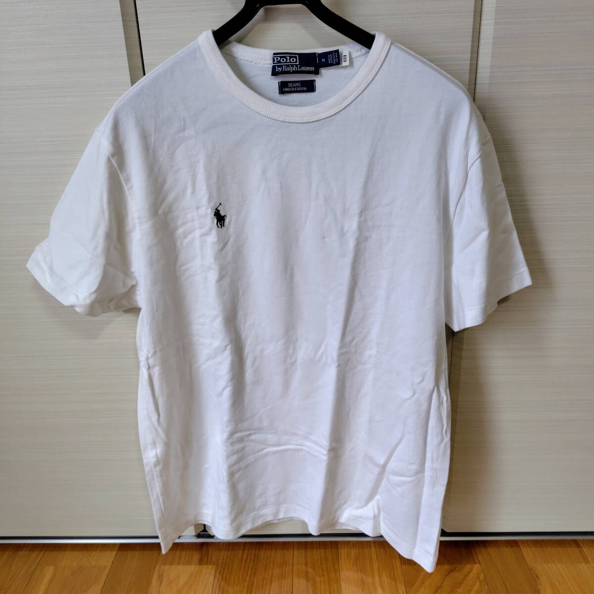新品　Polo Ralph LaurenBEAMS 右胸ロゴ　ヘビーオンスオーバーサイズTシャツ　M　ポロ　ラルフローレン　ビームス