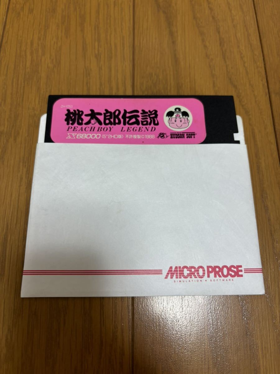 X68000用ソフト、桃太郎伝説中古品、ジャンク扱いで