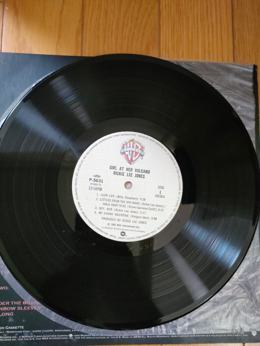  Ricky * Lee * Jones /RICKIE LEE JONES GIRL AT HER VOLCANO запись /LP LUSH LIFE/WALK AWAY RENE/HEYBUB/10 дюймовый /L3210380