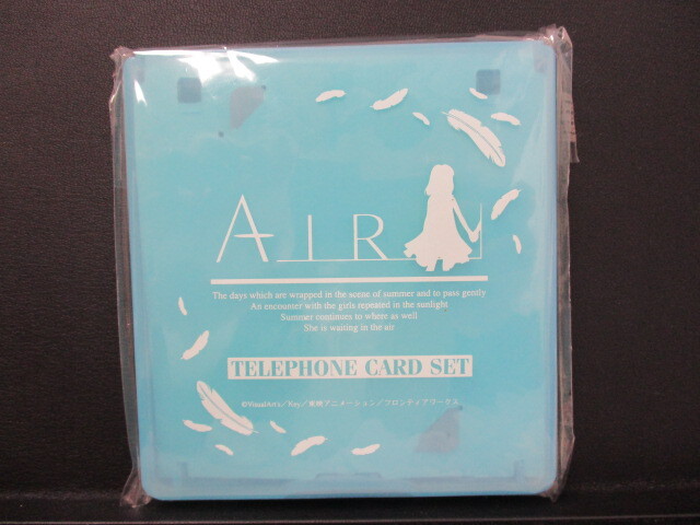 H 3729 ケース付 AIR エアー 神尾観鈴 テレホンカードセット H 3729 ケース付 AIR エアー 神尾観鈴 テレホンカードセット