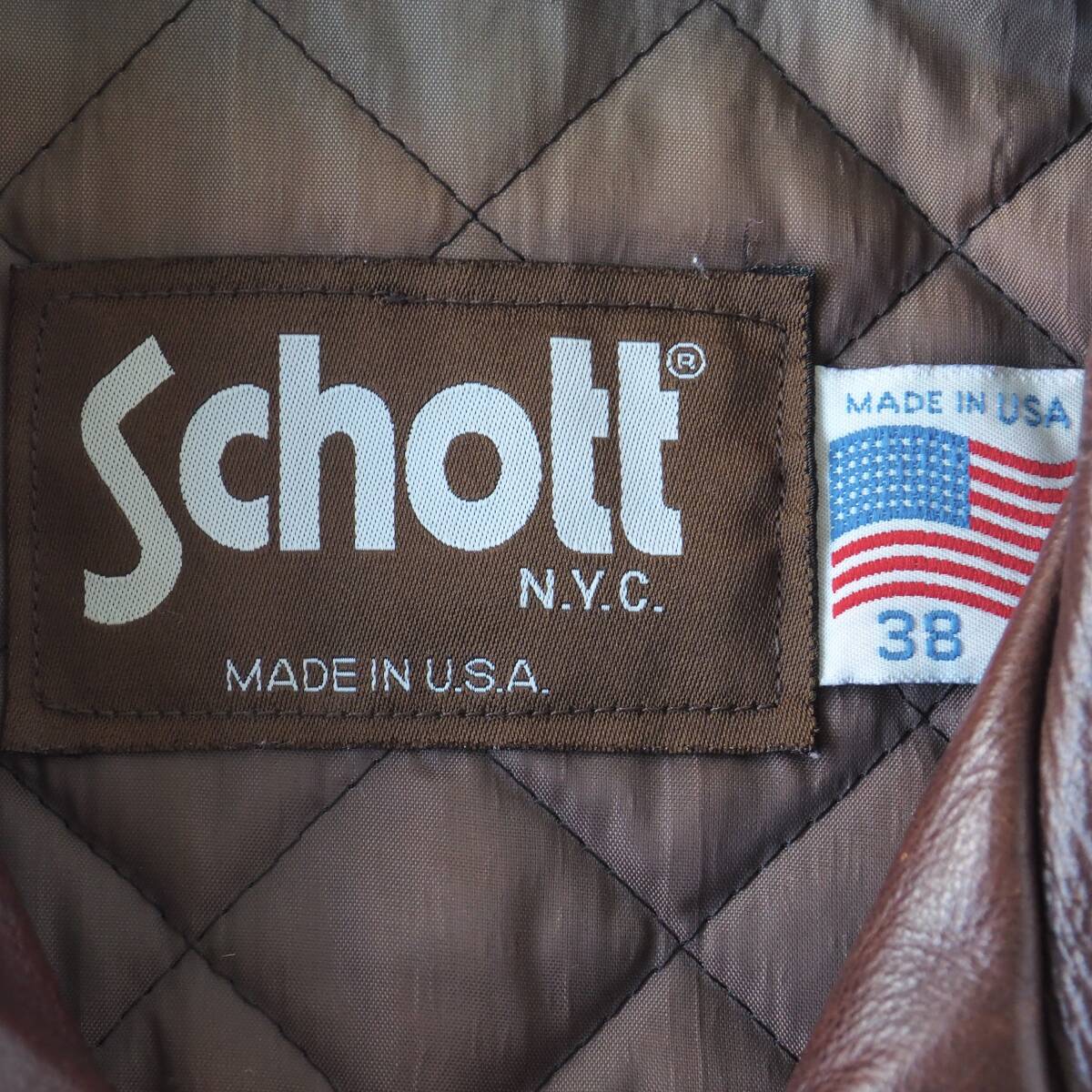 Schott ショット 634 sie38 希少 シングルライダース トラッカー Schott ショット 634 sie38 希少 シングルライダース トラッカー