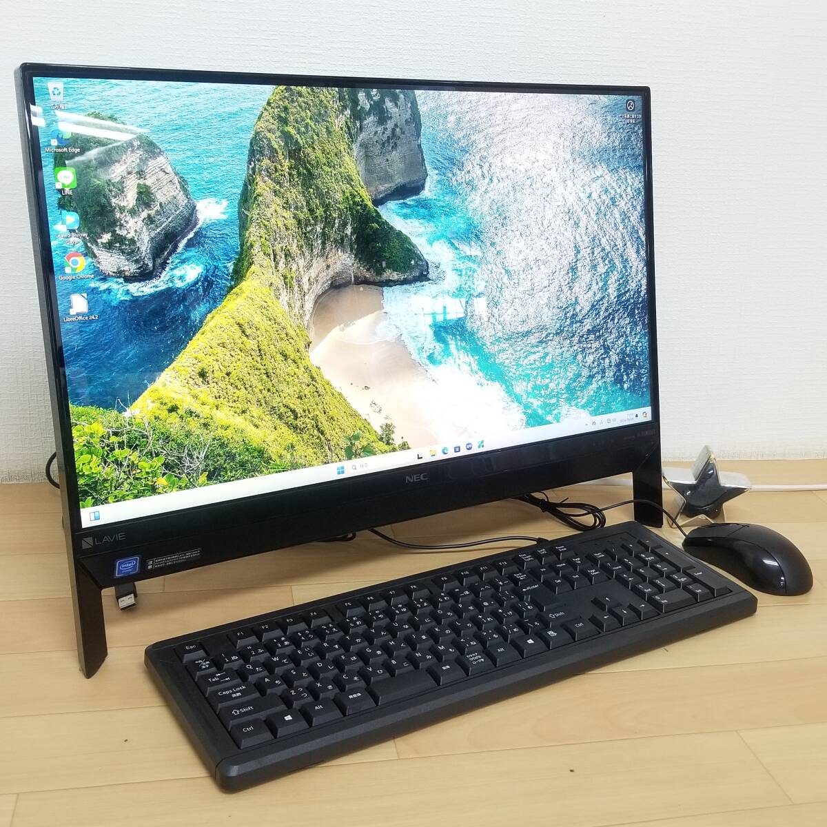 【限界価格】2018年モデル/美品/即決特典付!HDD1TB/新品メモリ16GB/Webカメラ/Office/スピード出荷/Win11/即使用可モニター一体型PC(D7733)