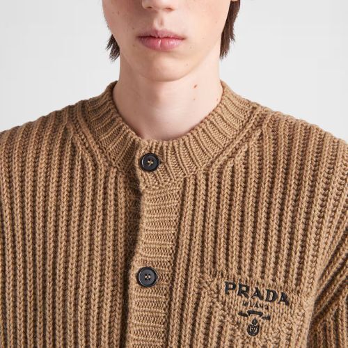 Bibian 比比昂- 定価401500円国内正規PRADA Cashgora Cardigan Bibian 比比昂- 定価401500円国内正規PRADA Cashgora Cardigan