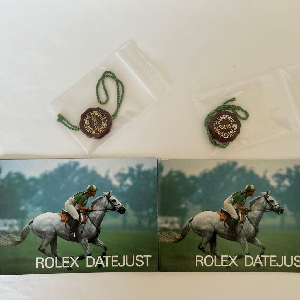 ROLEX DATE JUST ロレックス純正　ディトジャスト 冊子　タグ　付属品4点