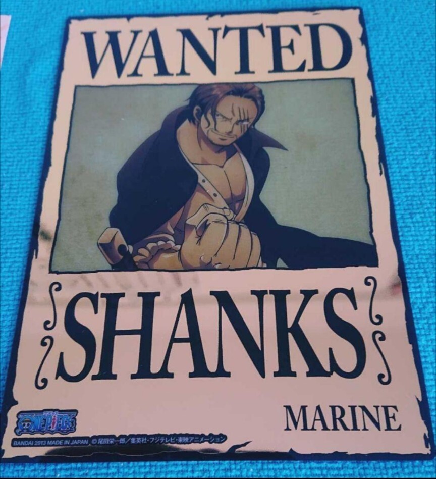 ワンピース 輩 ブロマイド シャンクス 赤髪 ワンピース 輩 ブロマイド シャンクス 赤髪 ONE PIECE FILM RED