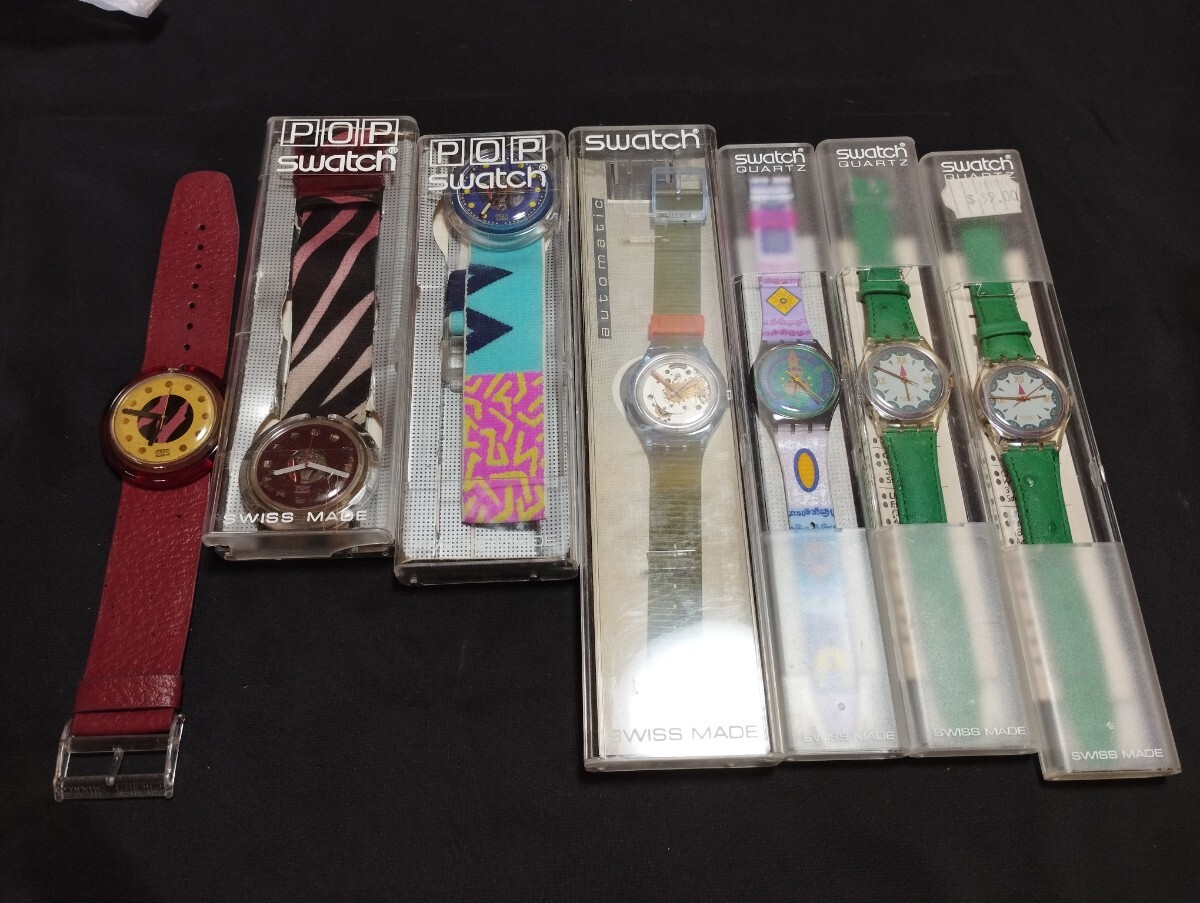 スウォッチ Swatch まとめ売り 7本 動作未確認 腕時計