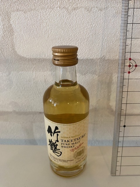激安限定品非売品　竹鶴ピュアモルトウイスキー50ML　43％　ニッカウイスキーNIKKA