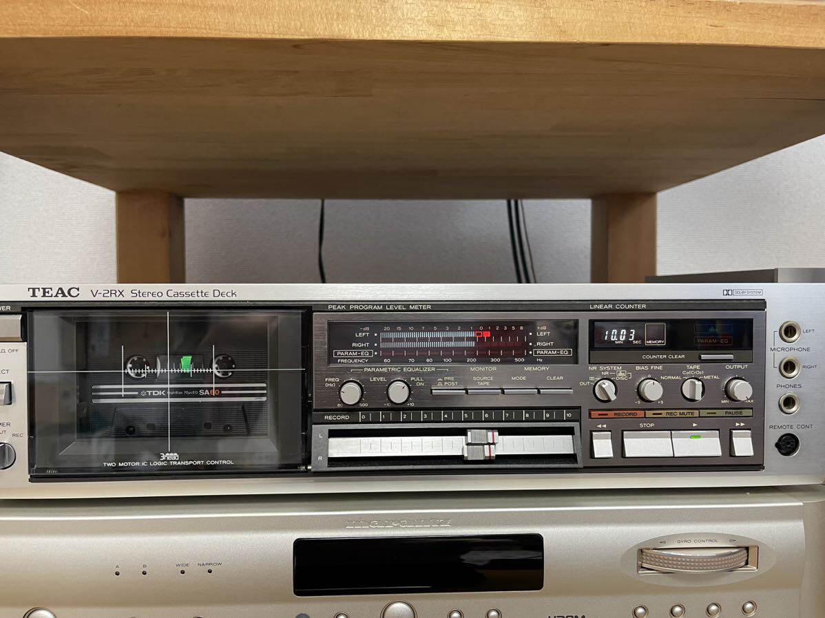 TEAC V-2RX 3ヘッドカセットデッキ 定価89 800円|Yahoo!フリマ TEAC V-2RX 3ヘッドカセットデッキ 定価89 800円|Yahoo!フリマ
