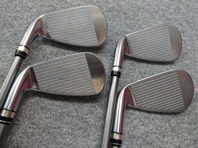 PRGR　赤エッグ　PC　アイアン（2017年）　4本セット　純正カーボンSR PRGR - PRGR 赤エッグ PC アイアン（2017年） 4本セット 純正